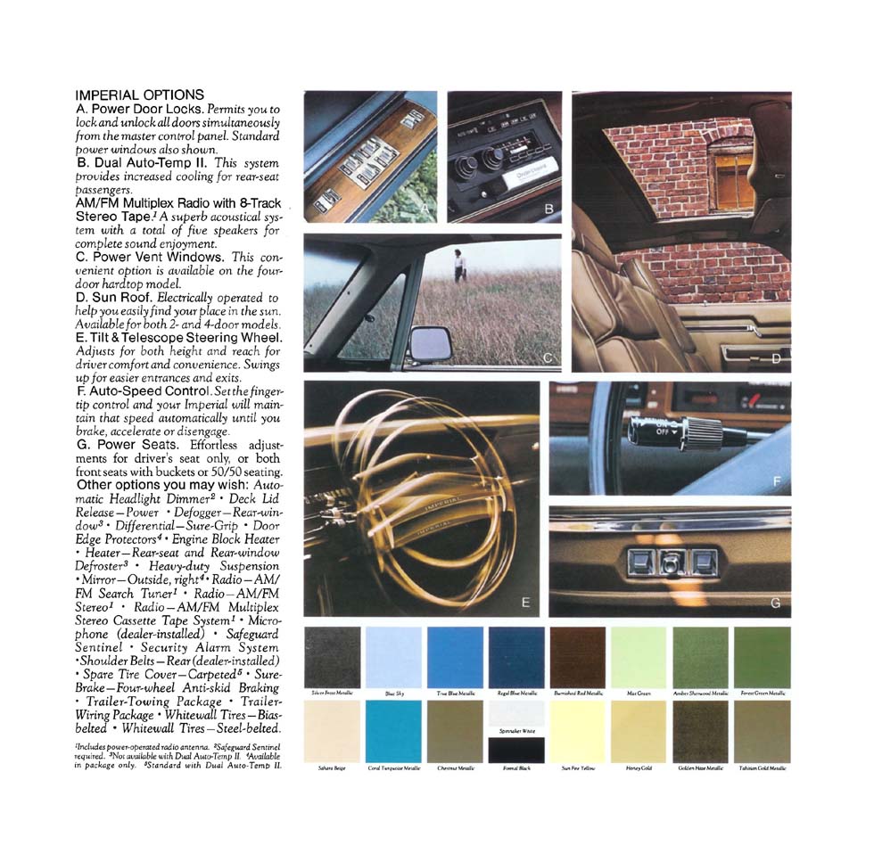 1973 Chrysler Imperial Brochure Page 10